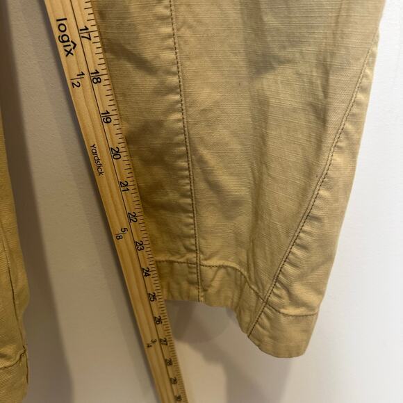 FREE PEOPLE Ready To Run Cinch Waist Pant in Parchment Size Medium Smocked Waist - Picture 10 of 14